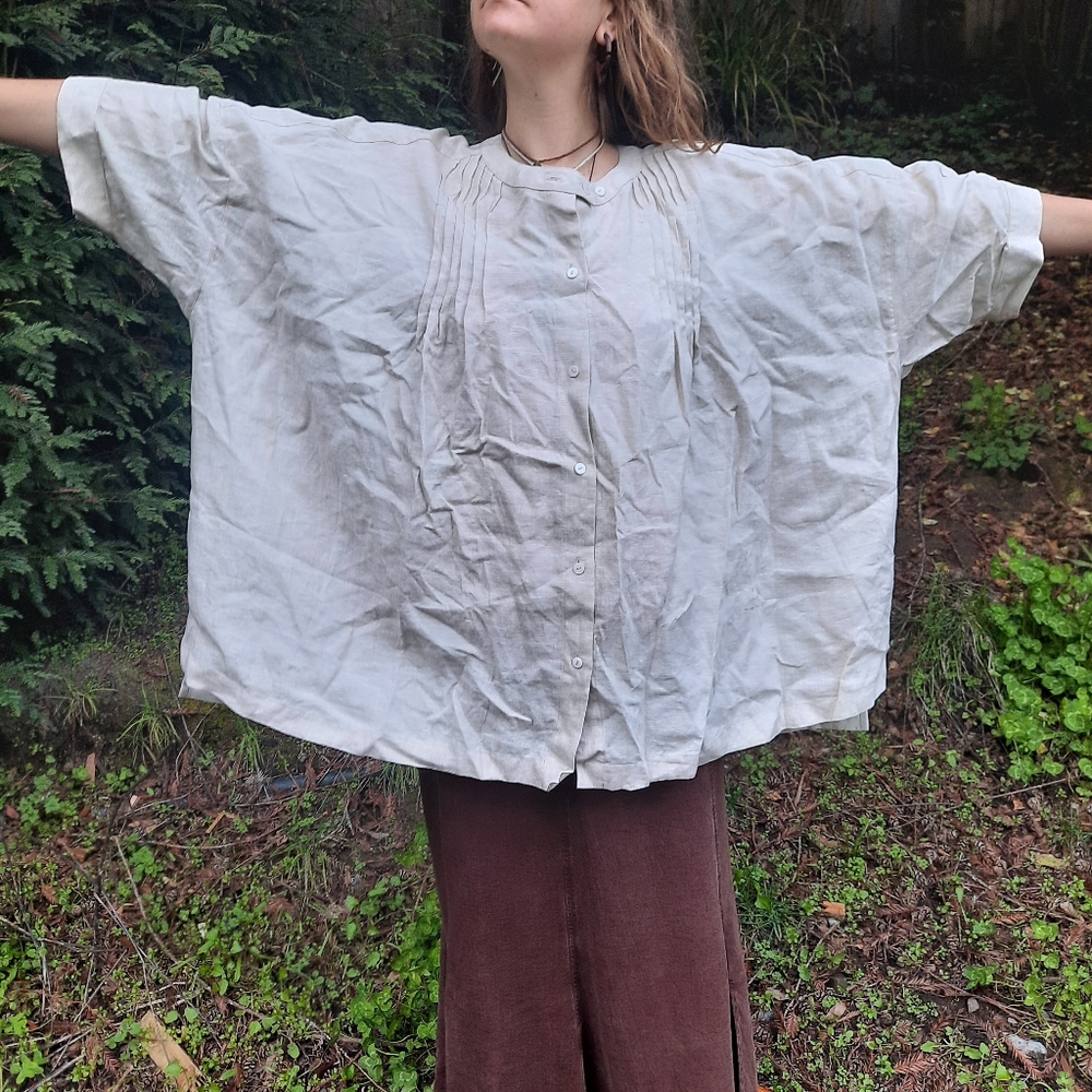 Cottagecore Linen Shirt
